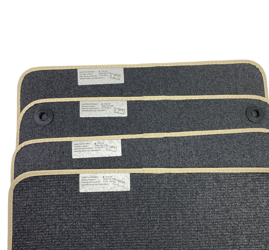 Pièce d'origine Tapis de sol en velours pour Renault Laguna III 749007294R