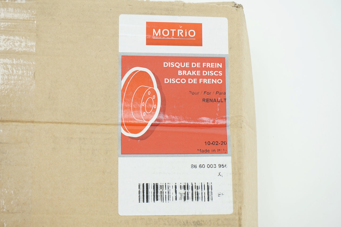 Pièce d'origine Disque de frein pour Renault Grand Scenic II 8660003956