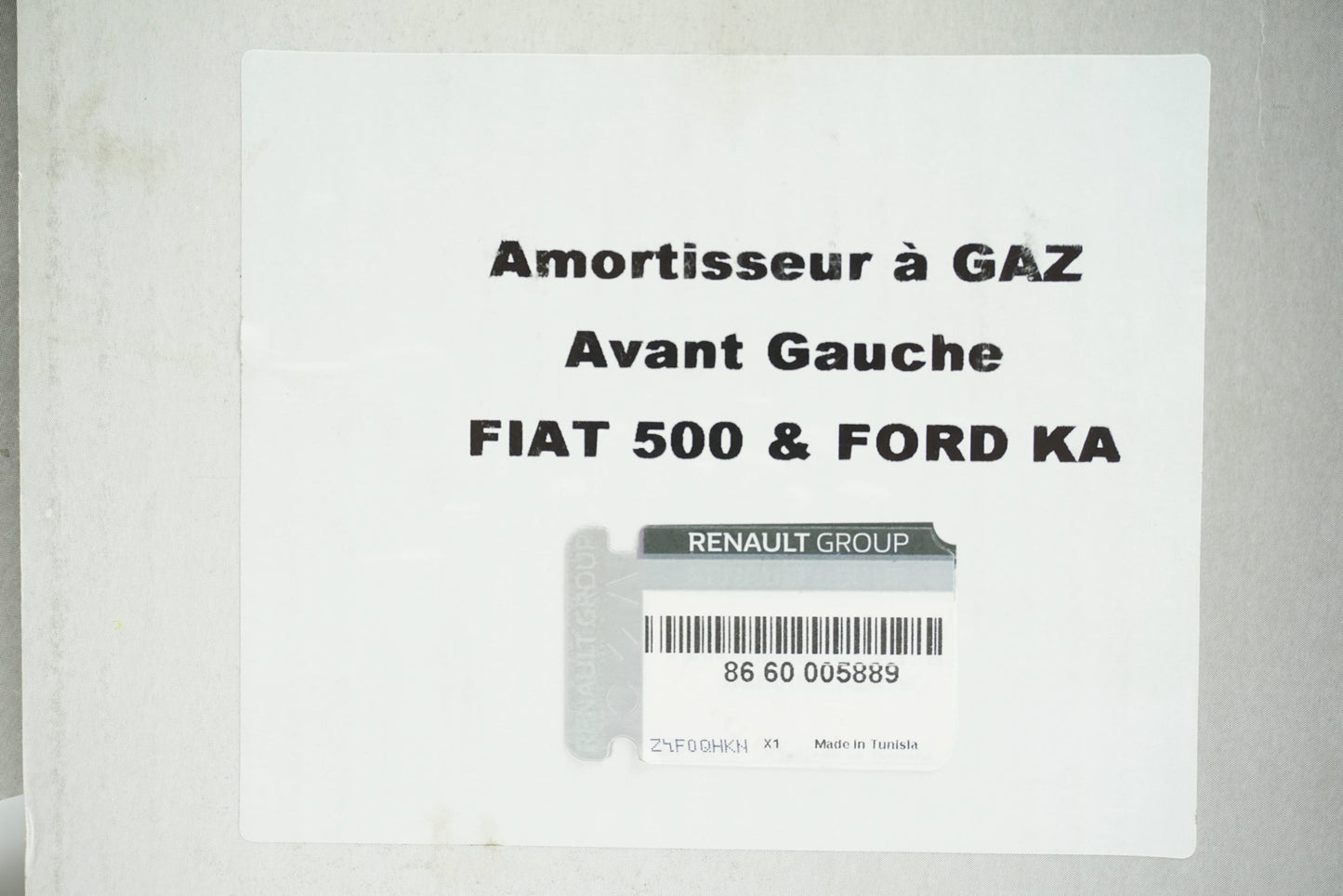 Pièce d'origine Amortisseur avant pour Fiat 500 Ford Ka 8660005889
