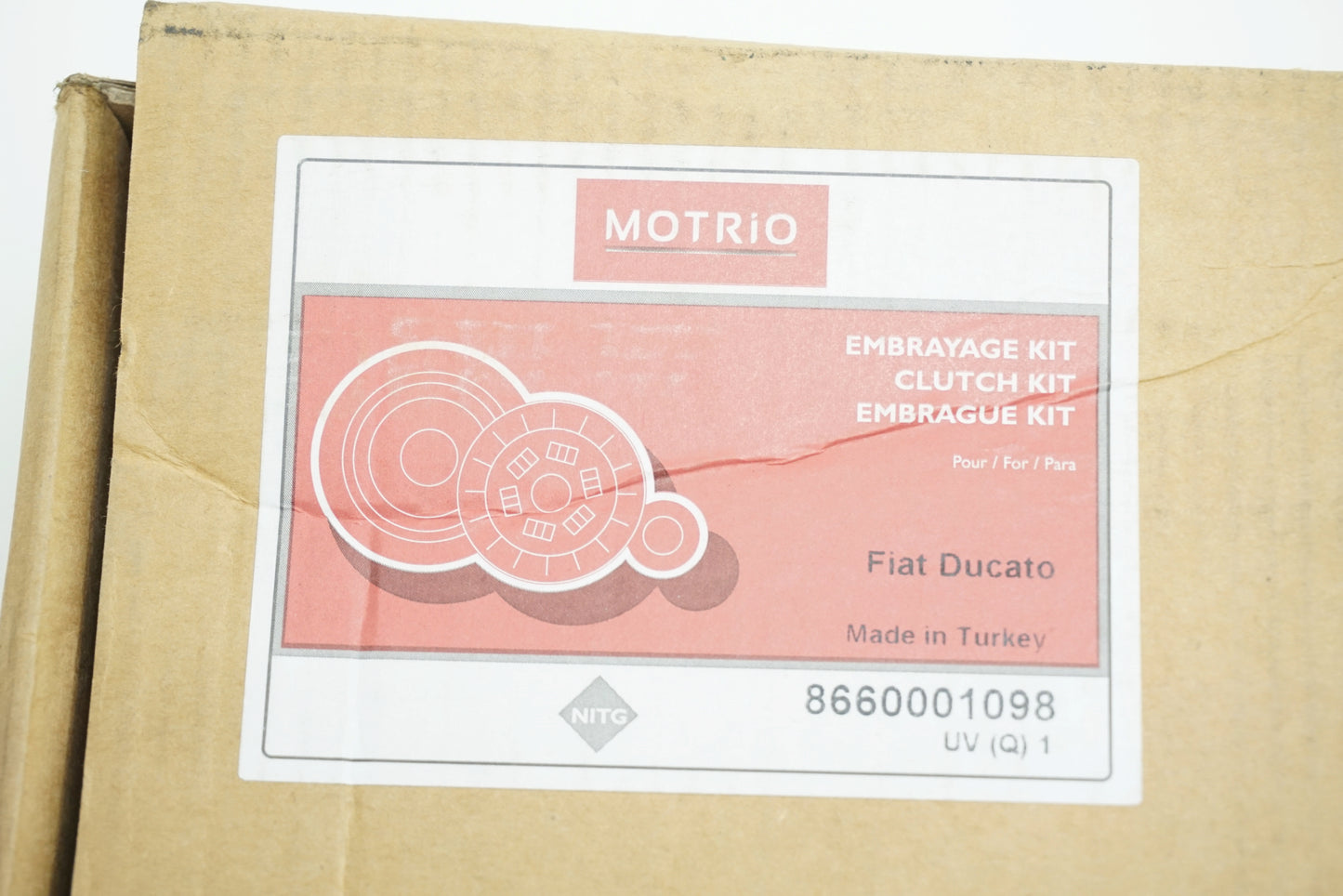 Pièce d'origine Kit d'embrayage pour Fiat Ducato 2.3 8660001098
