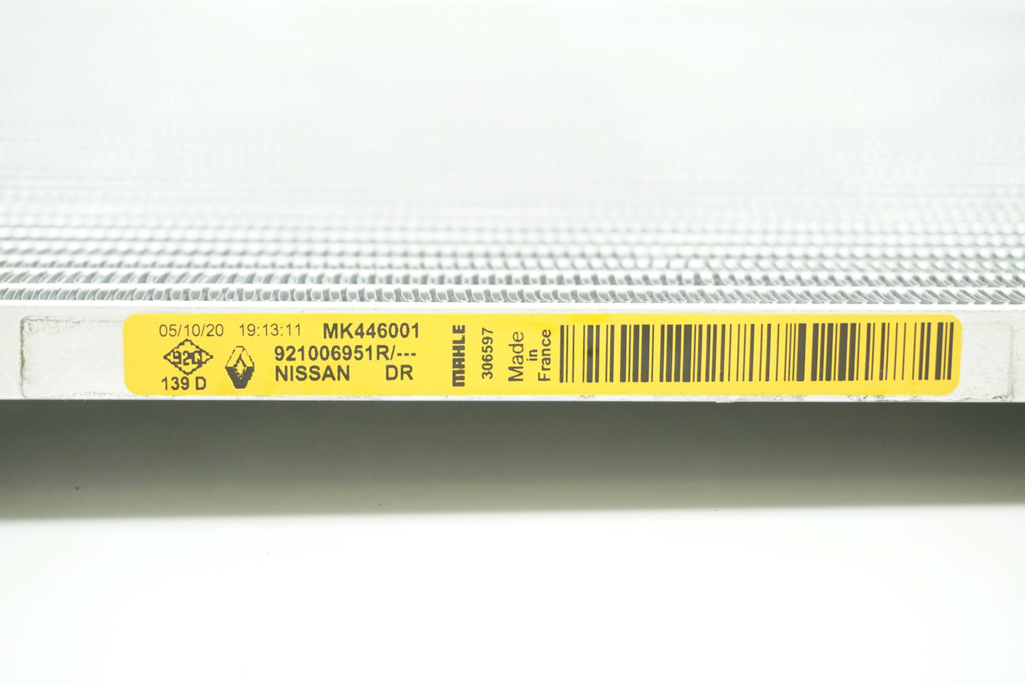 Pièce d'origine Condenseur de climatisation pour Renault Kadjar Nissan Qashqai 921006951R