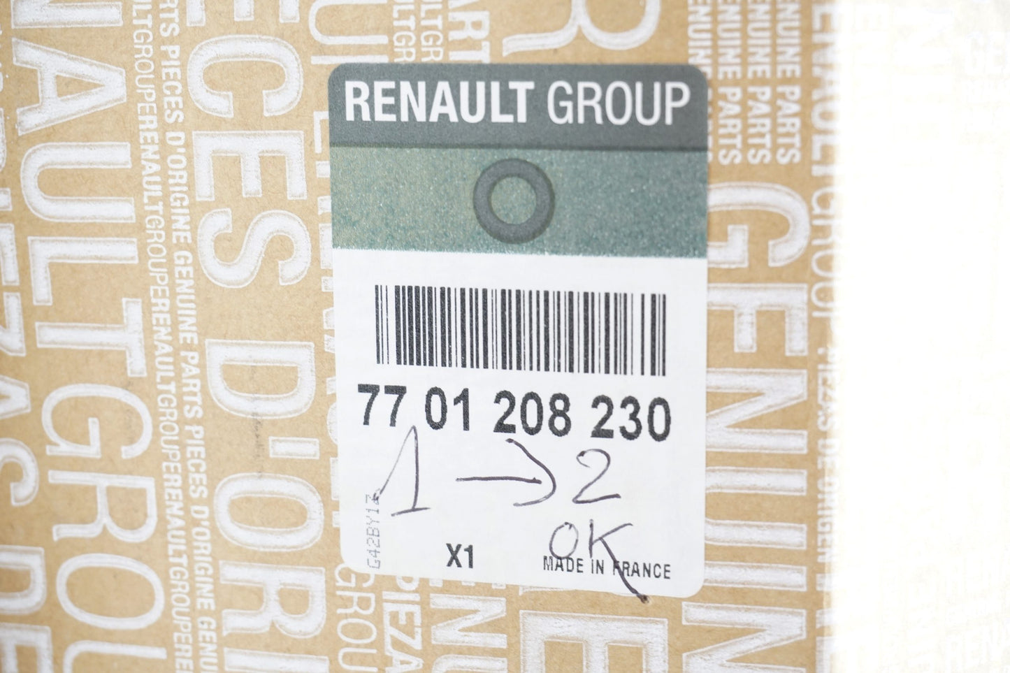 Pièce d'origine Disques de frein arrière pour Renault Grand Scenic II 7701208230