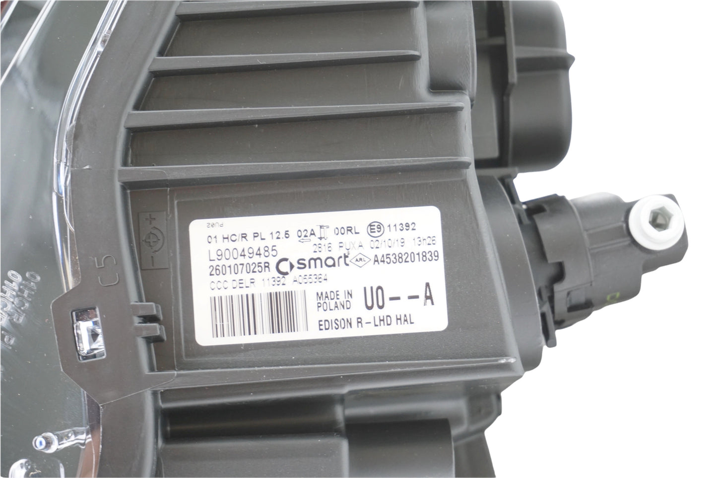 Pièce d'origine Phare avant droit pour Smart A4538201839