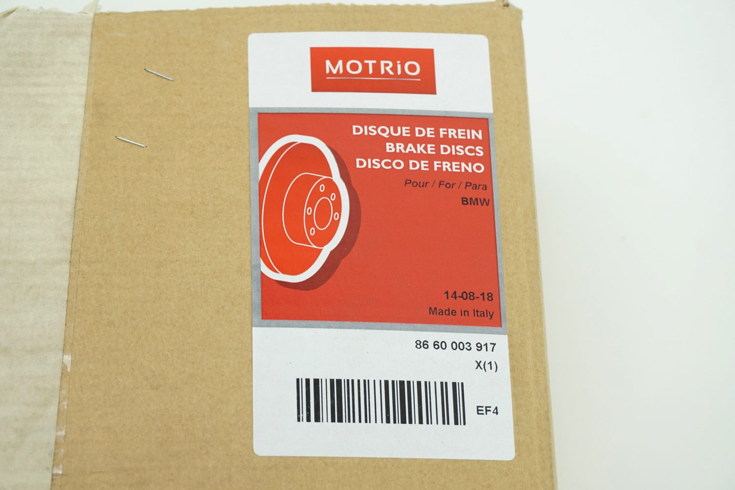 Pièce d'origine Disques de frein arrière pour BMW E87 E90 8660003917