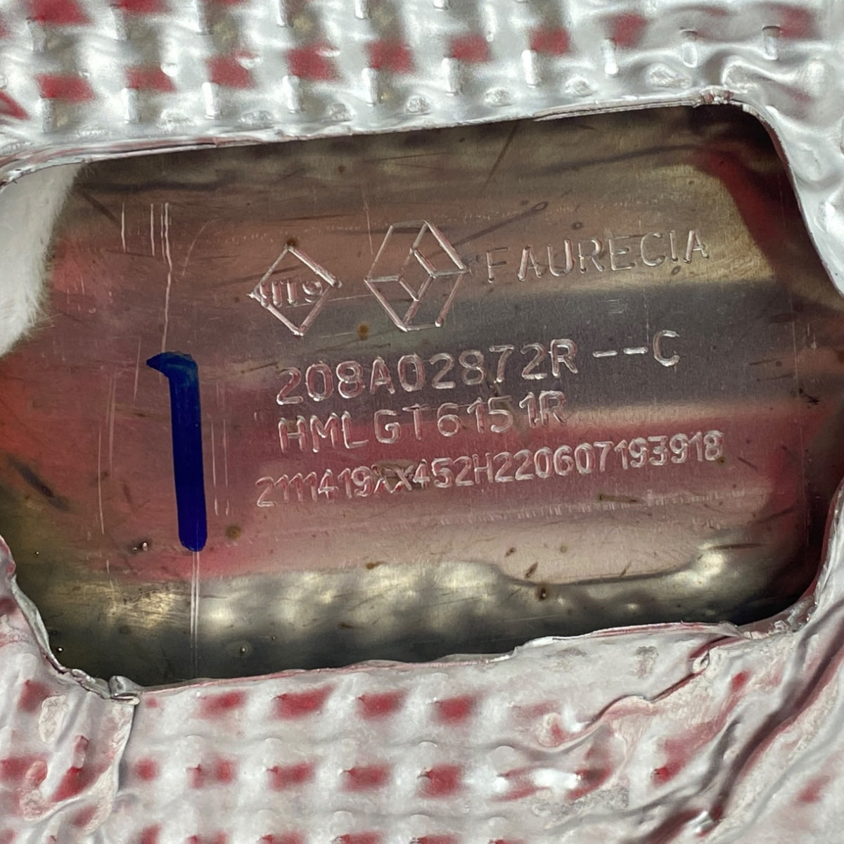 Pièce d'origine Filtre à particules diesel DPF pour Renault Nissan Dacia 1.5 DCI 208A02872R