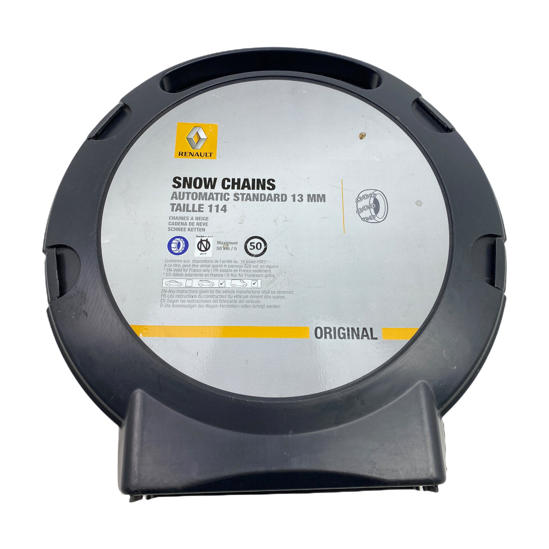 Pièce d'origine Chaînes neige taille 114 pour Renault Captur 15 16 pouces 7711579034
