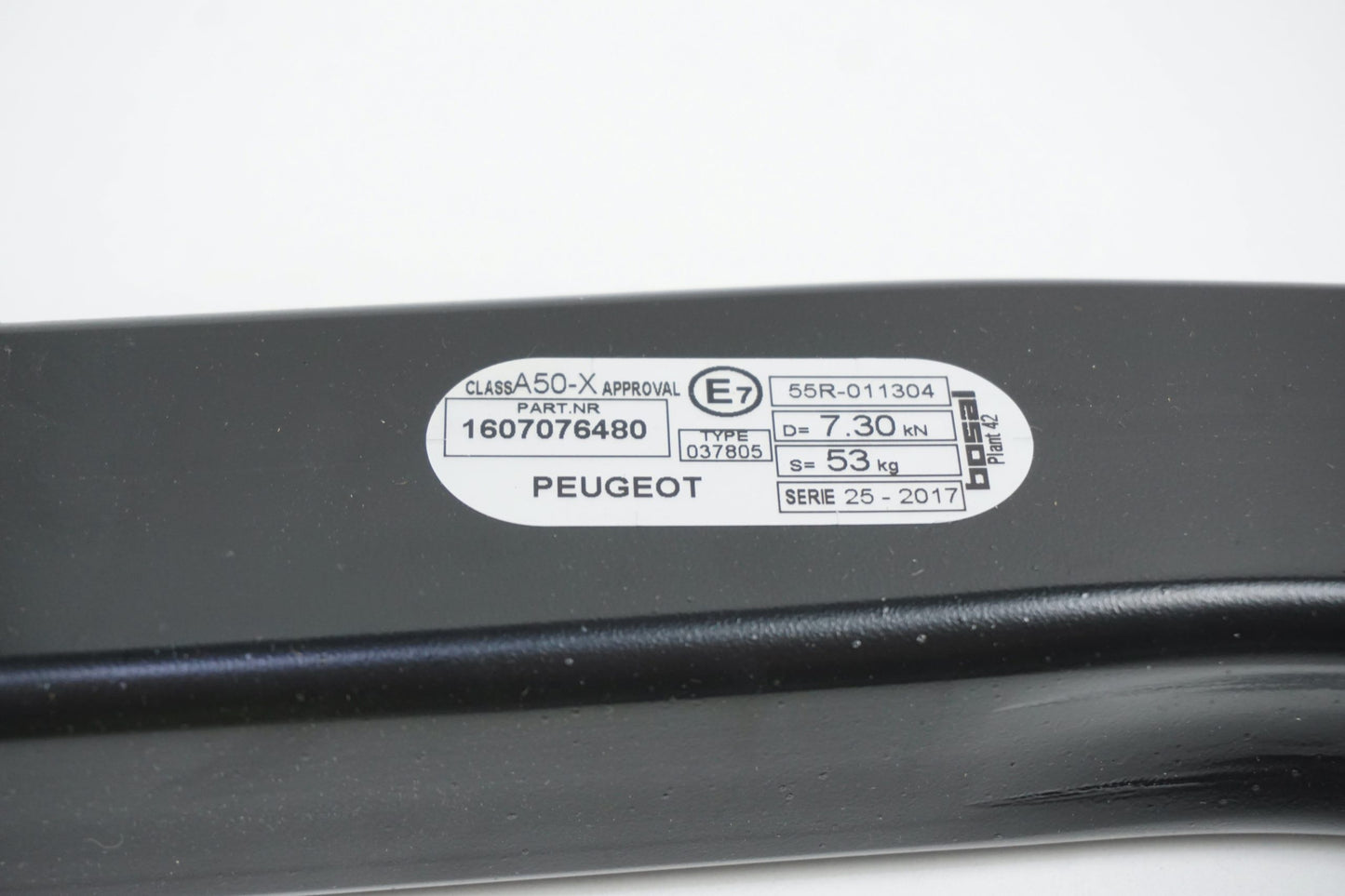 Pièce d'origine Attelage Bosal pour Peugeot 2008 1607076480
