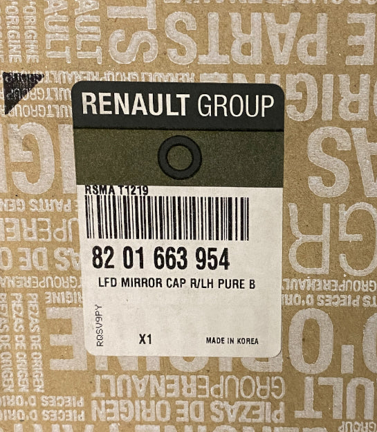 Pièce d'origine Coques de rétroviseur Black Edition pour Renault Talisman 8201663954