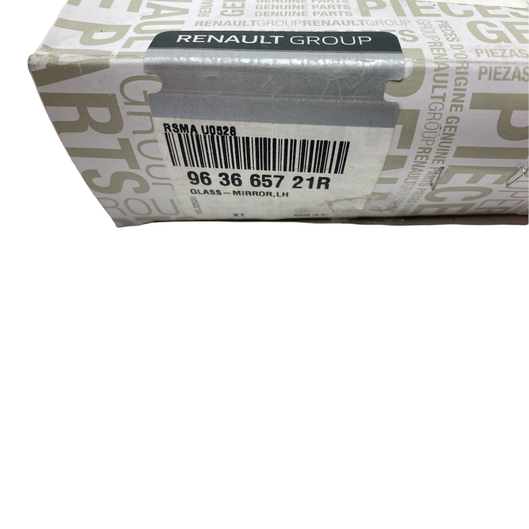Pièce d'origine Verre de rétroviseur gauche pour Renault Koleos II Kadjar 963665721R