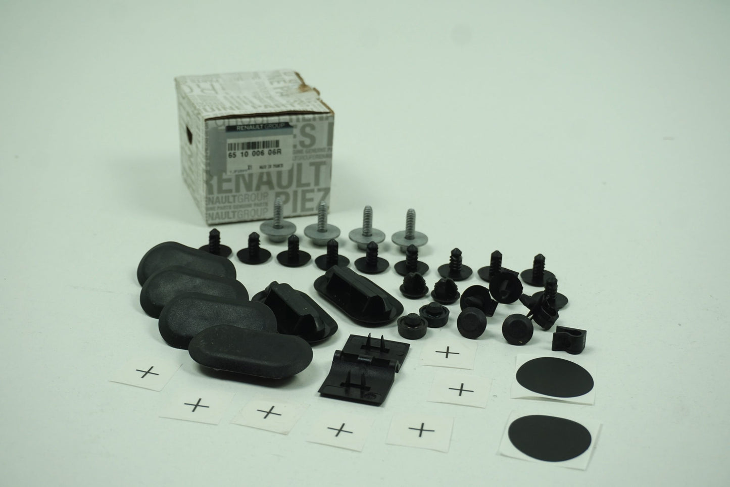Pièce d'origine Kit de montage clips de capot moteur pour Dacia Logan 651000606R