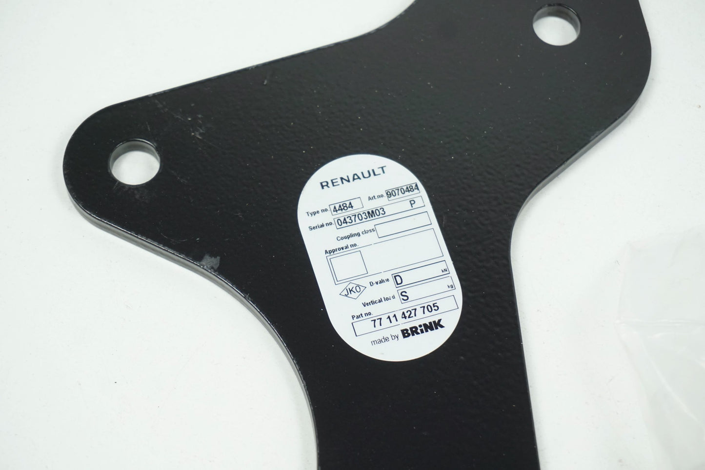 Pièce d'origine Kit de vis de rotule d'attelage pour Renault Laguna III 7711427705
