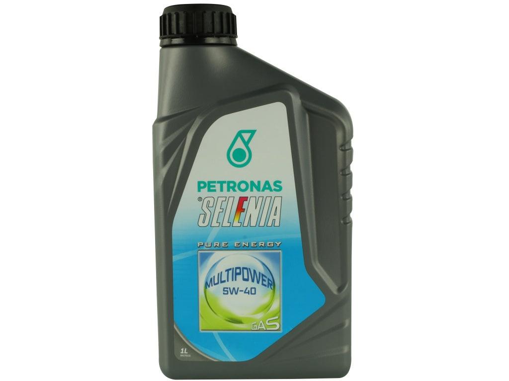 HUILE MOTEUR - 5W40 PETRONAS SELENIA MULTIPOWER GAS 1L.