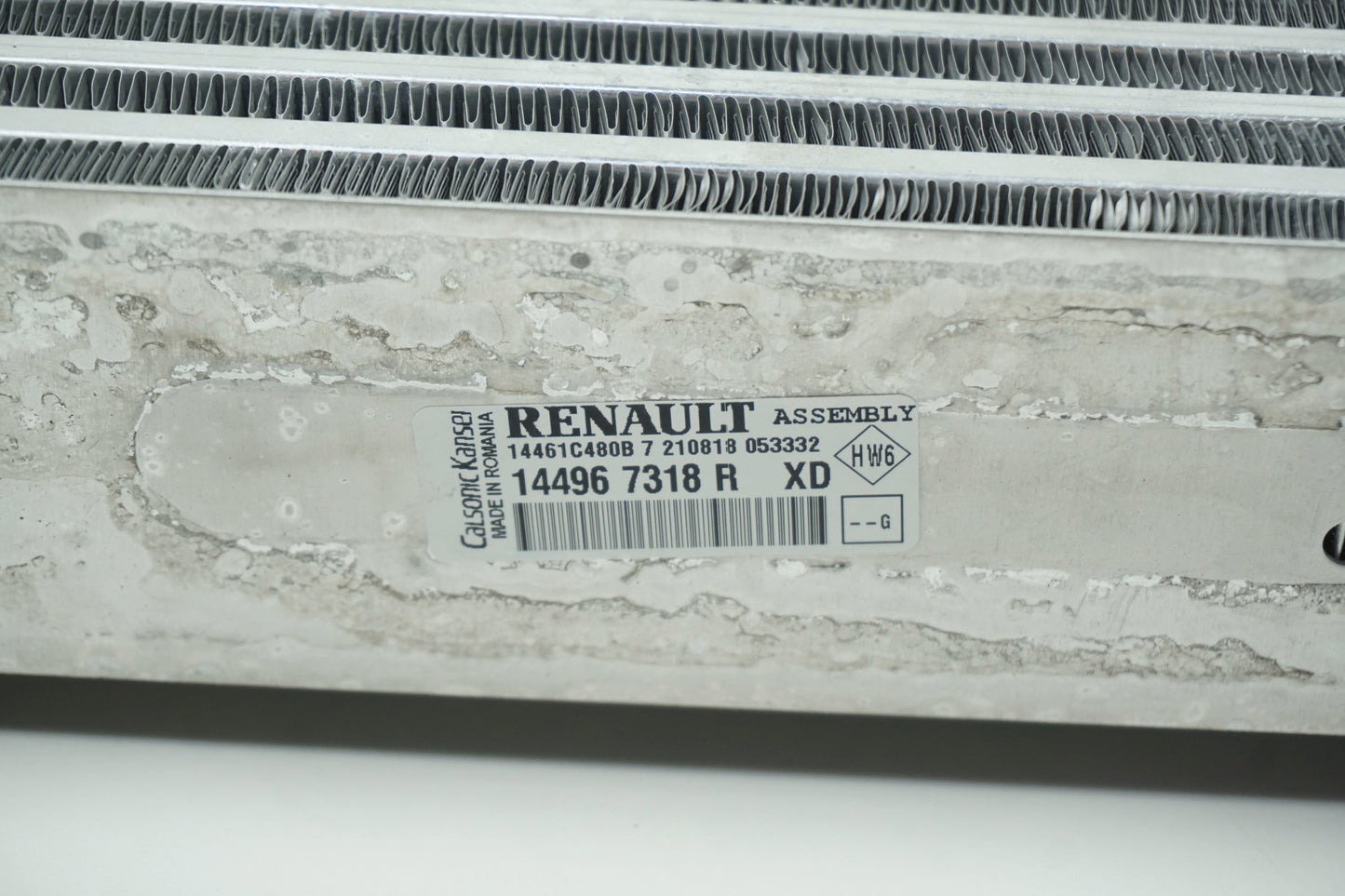 Pièce d'origine Échangeur d'air de suralimentation pour Renault Clio IV RS 1.6 TCE 144967318R