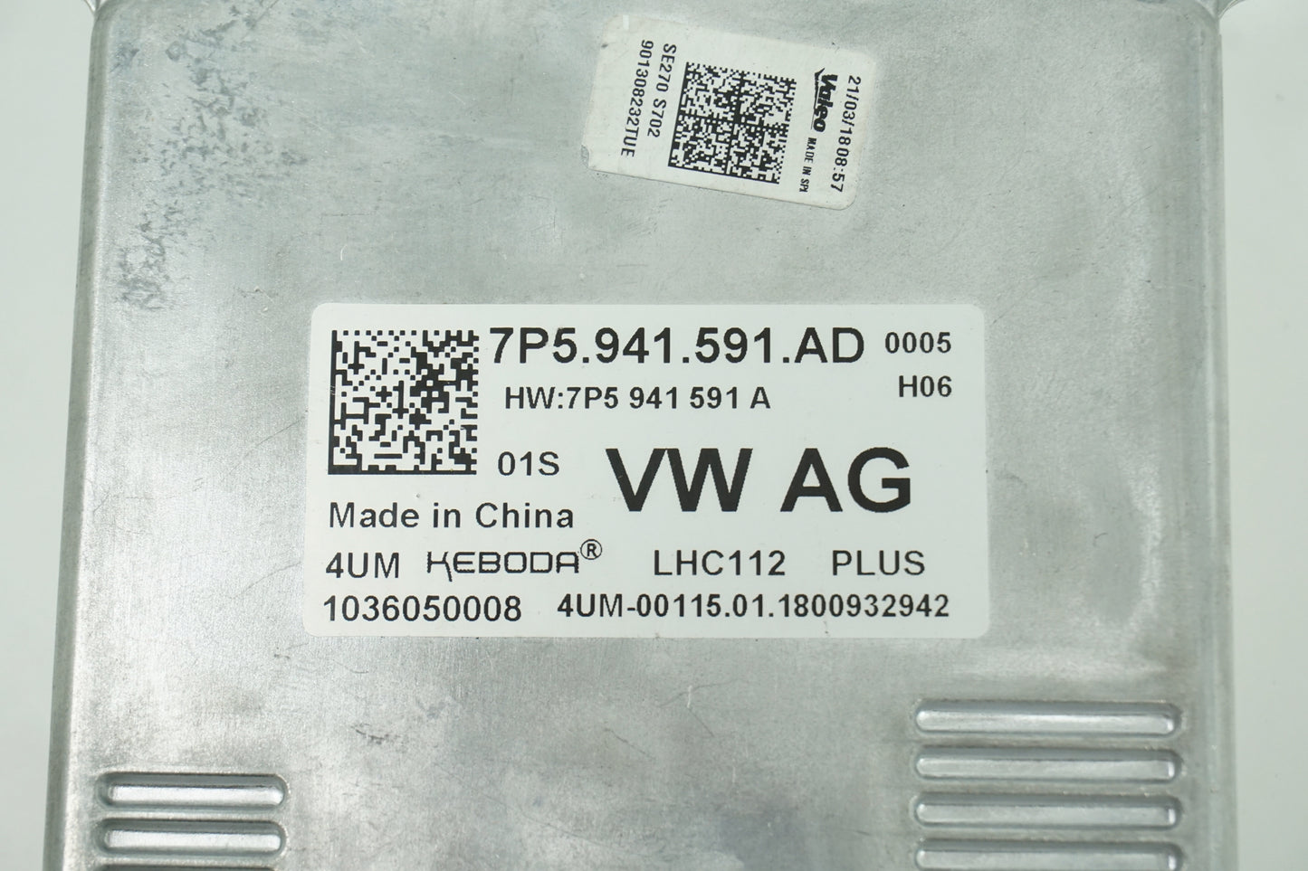 Pièce d'origine Module LED ballast pour VW Audi 7P5.941.591.AD