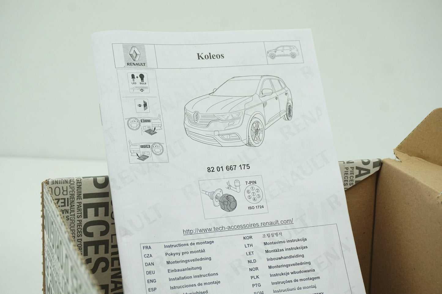 Pièce d'origine Faisceau de crochet d'attelage pour Renault Koleos 8201667175