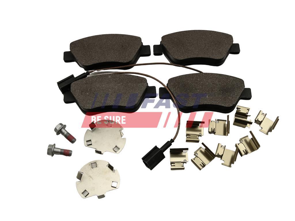 PLAQUETTES DE FREIN FIAT FIORINO 07> AVANT 2-CAPTEURS.