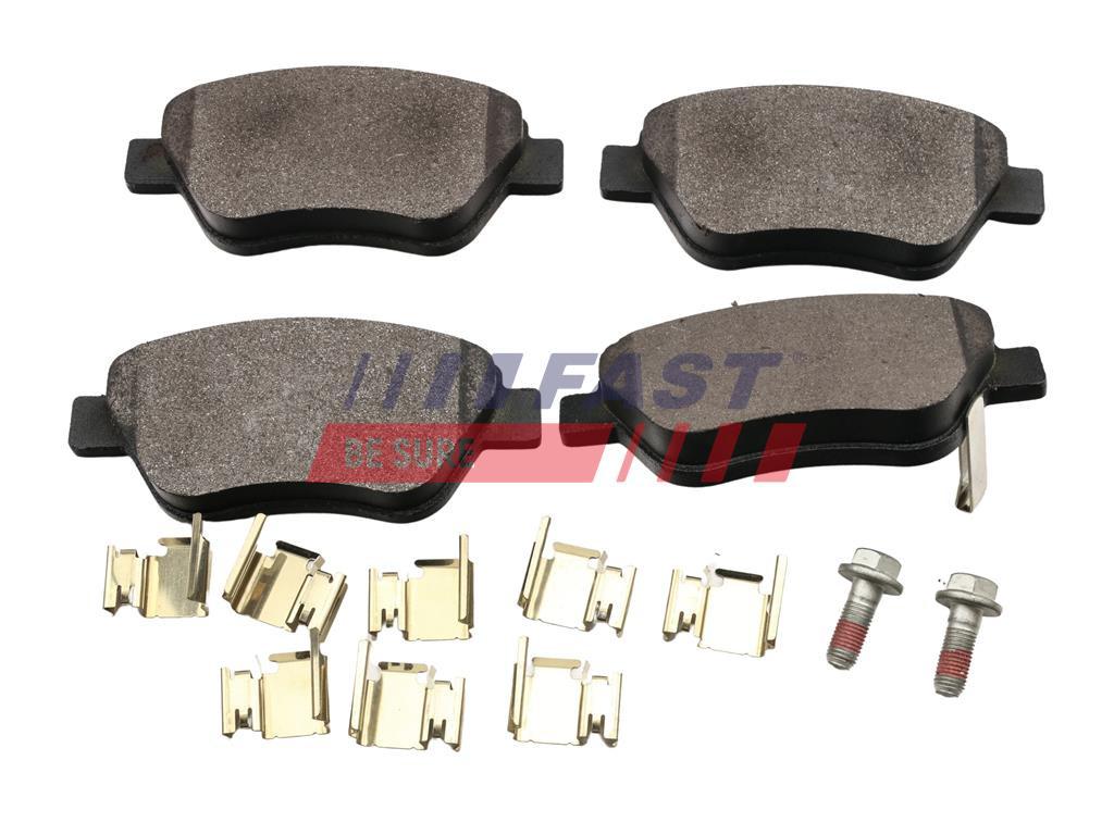 PLAQUETTES DE FREIN FIAT DOBLO 00> AVANT SANS CAPTEUR.