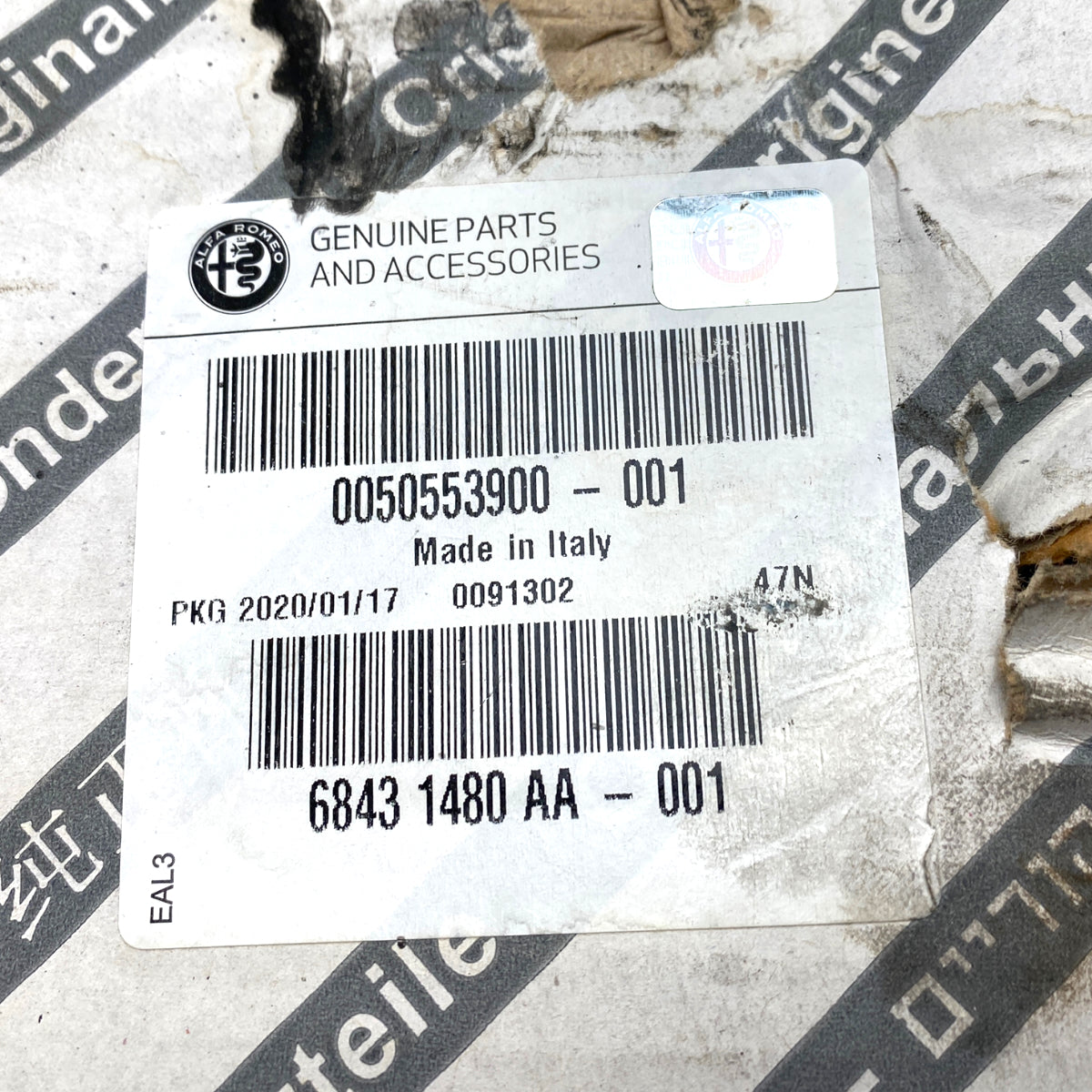Pièce d'origine Boîtier de filtre à air pour Alfa Romeo Stelvio 2.2 D 50553900