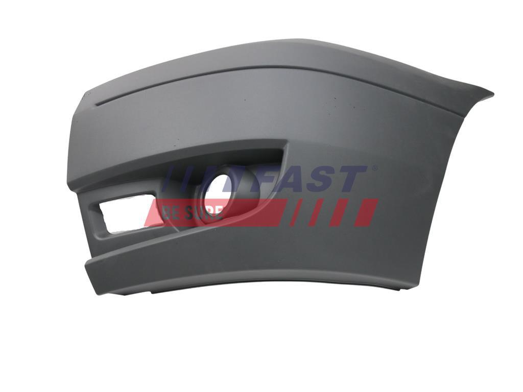 PARE-CHOCS FORD TRANSIT 06> AVANT G GRIS, HALOGENES.
