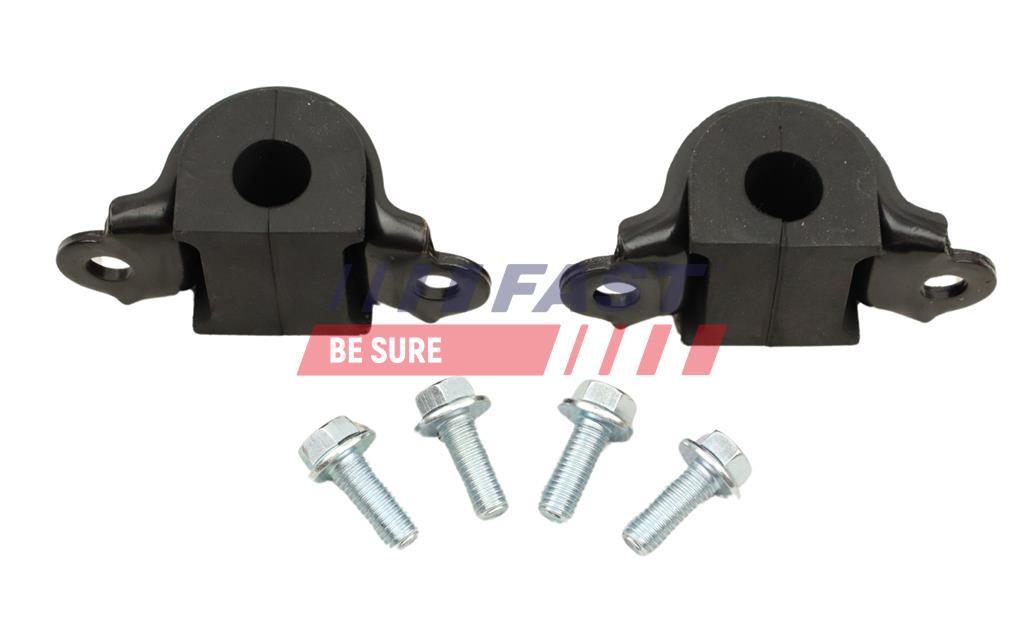 CAOUTCHOUC, STABILISATEUR VW CADDY III 03> ARRIÈRE KIT 2.0 TDI 19MM.