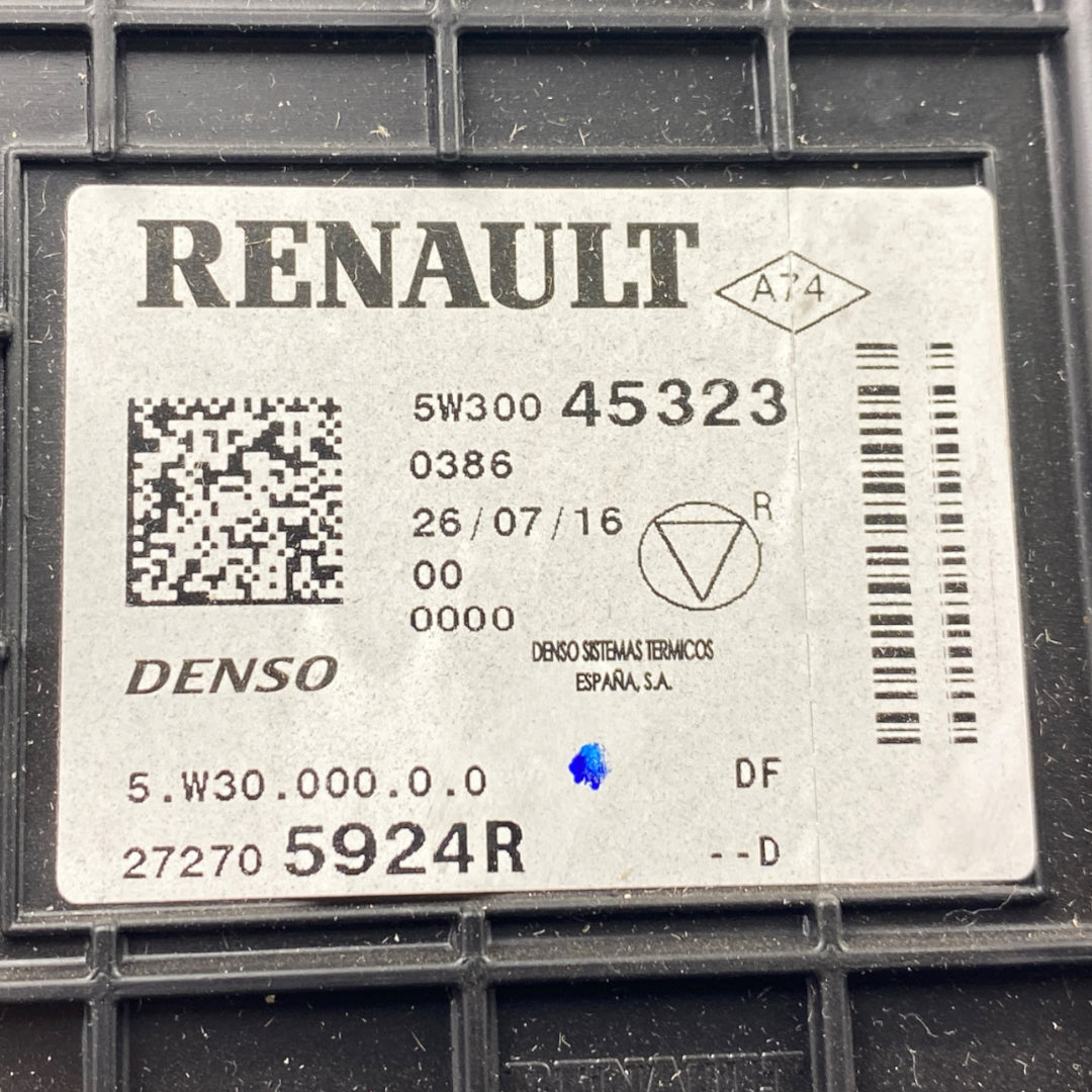 Pièce d'origine Boîtier de chauffage complet pour Renault Clio IV 272705924R