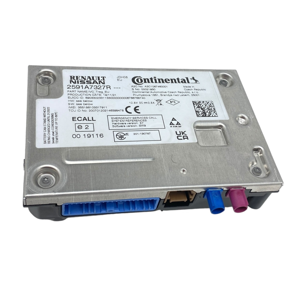 Module navigation neuf d'origine Renault Dacia 2591A7327R