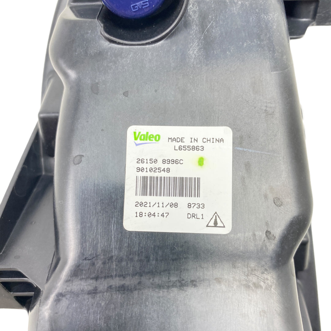 Pièce d'origine Feu antibrouillard LED avant gauche pour Nissan Micra K14 restylée 261508996C