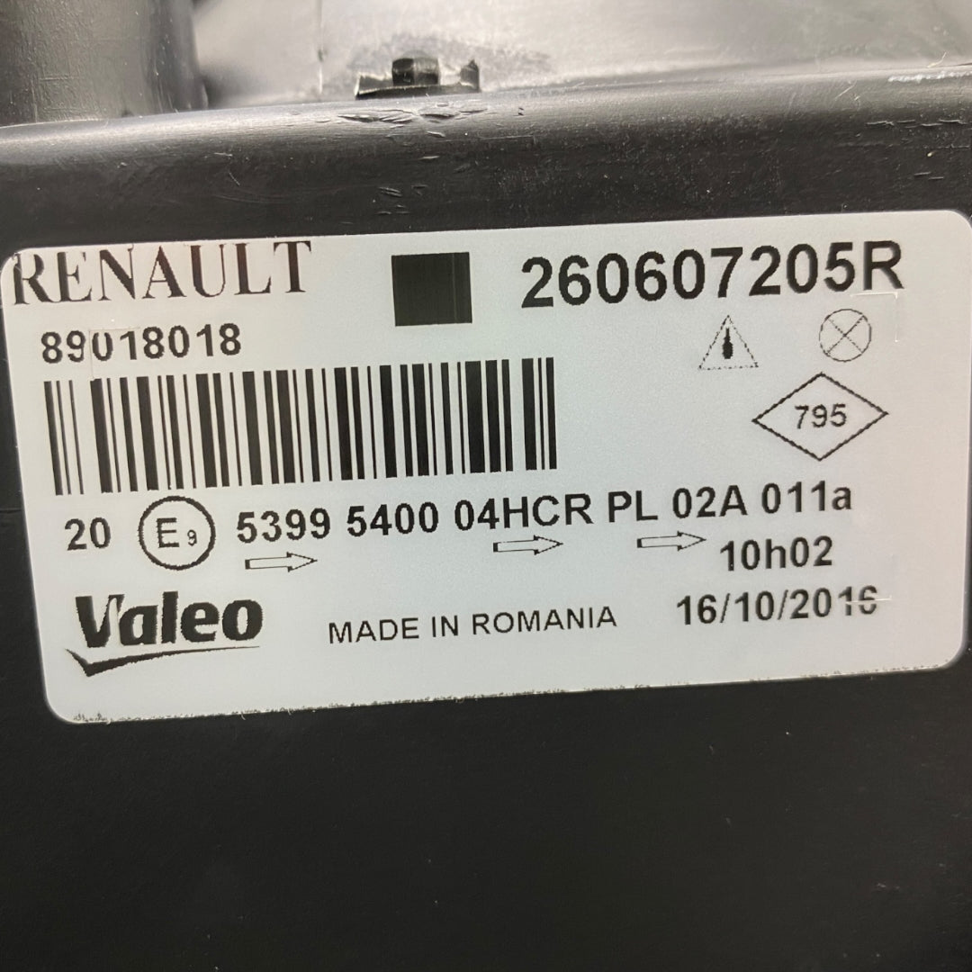 Pièce d'origine Phare avant gauche pour Renault Megane II 260607205R