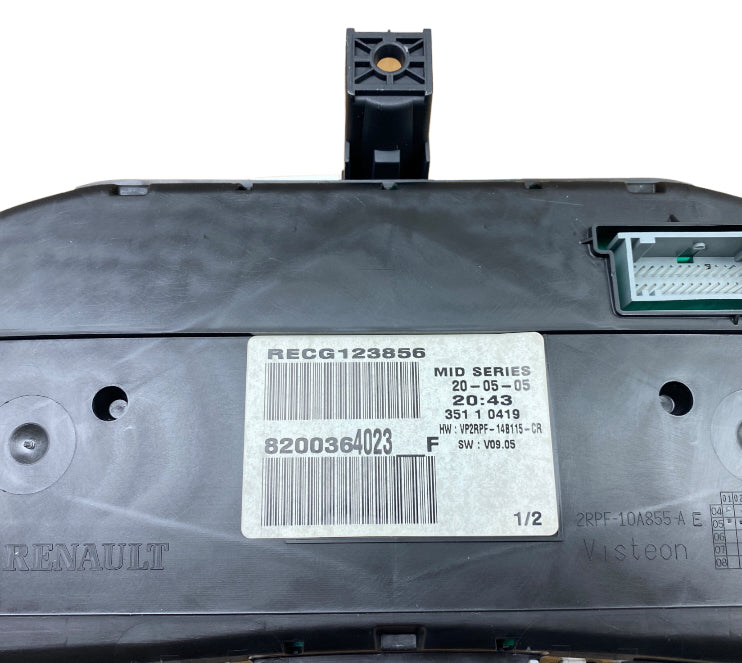 Pièce d'origine Combiné d'instruments pour Renault Megane II 8200364023