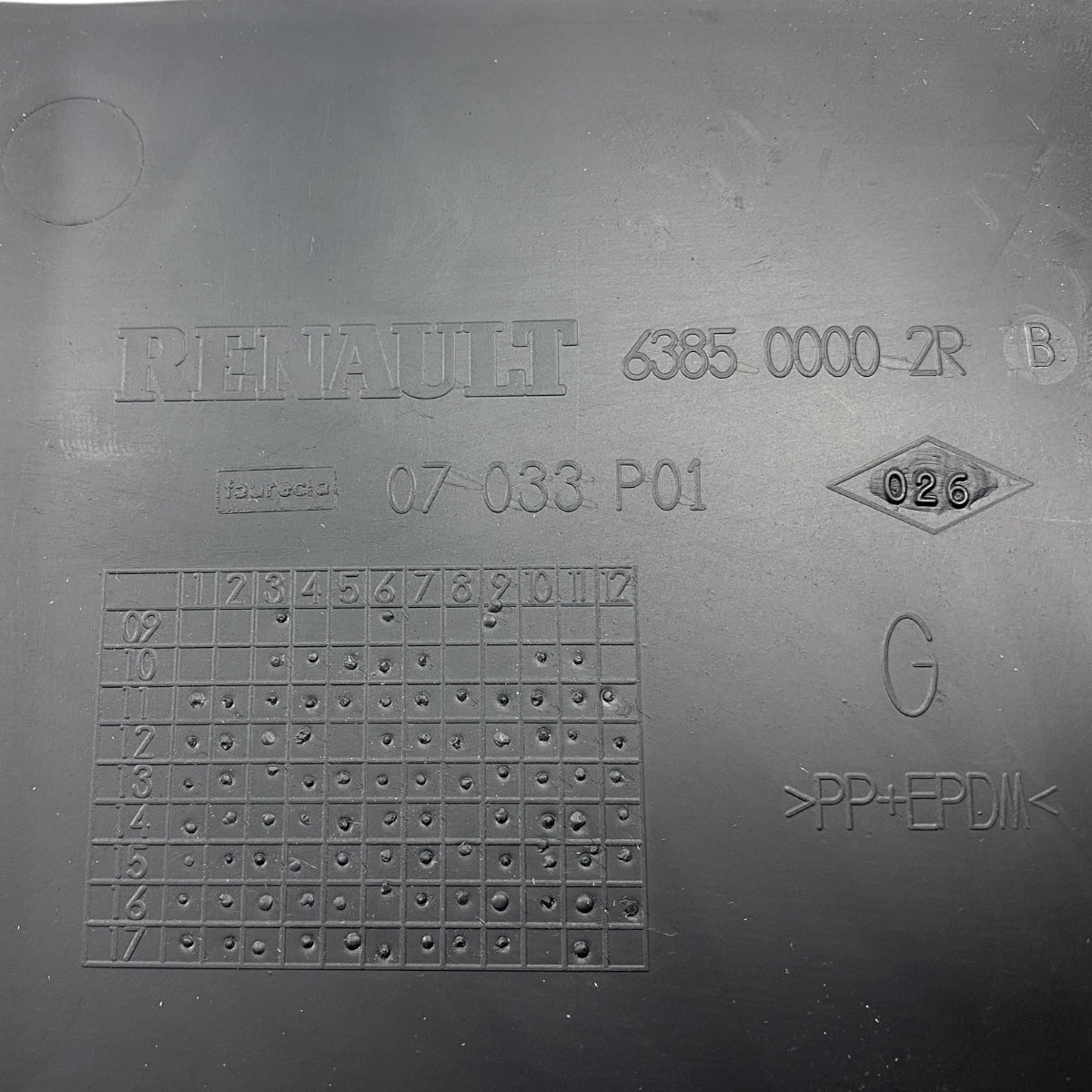 Pièce d'origine Bavette avant gauche pour Renault Master III 638500002R