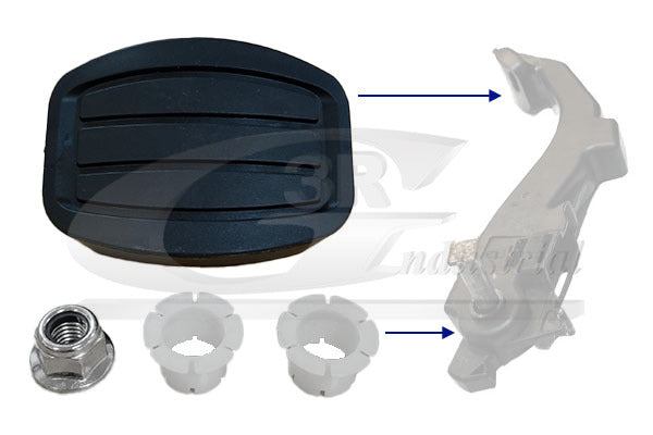 Kit de réparation de pédale d’embrayage, 4 pièces — 3RG 24261