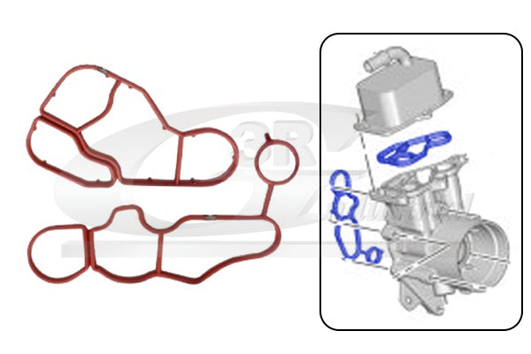 Kit de joints de refroidisseur d’huile — 3RG 76202
