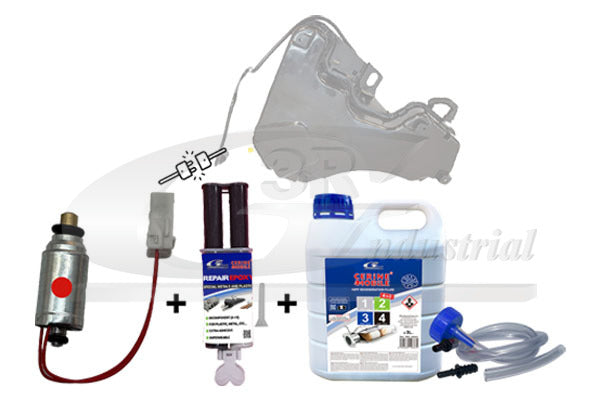 Kit de pompe d’additif FAP avec additif 3 L, repère rouge — 3RG 88294