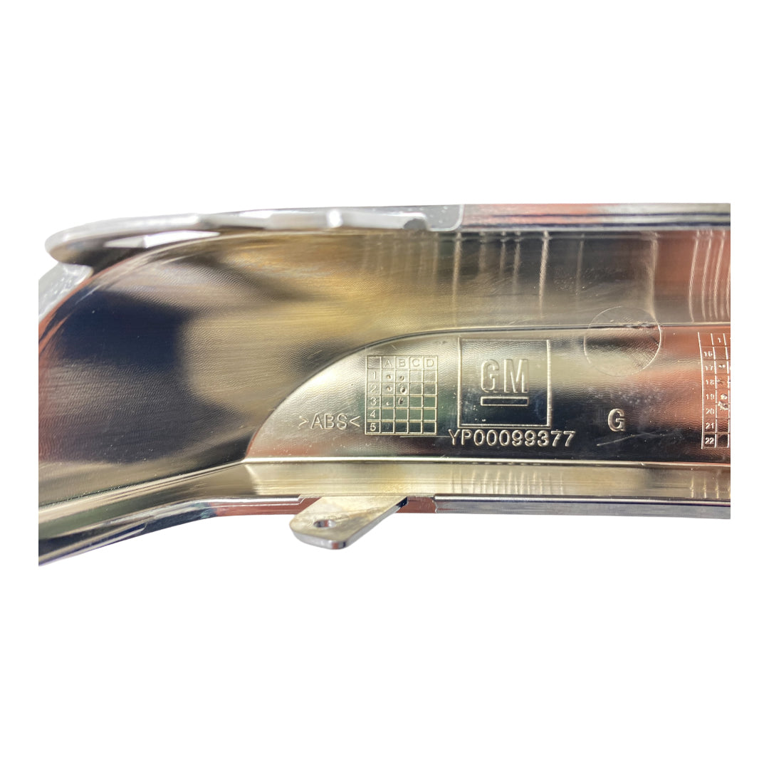Pièce d'origine Baguette de pare-chocs gauche chromée pour Opel Grandland X YP00099377
