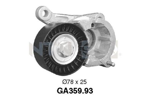 Galet tendeur de courroie d’accessoires — SNR GA359.93