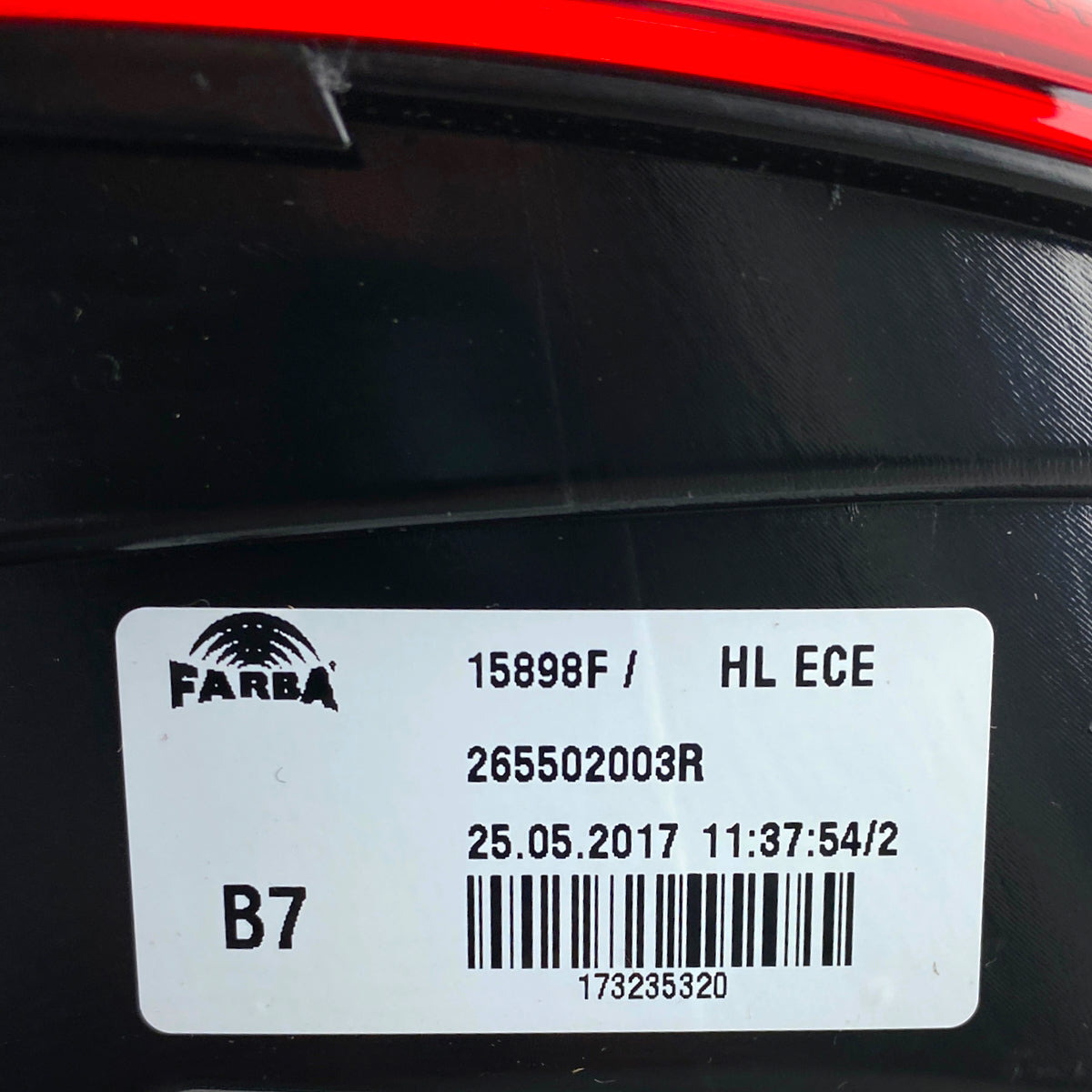 Pièce d'origine Feu arrière droit LED pour Smart Forfour A453 265502003R