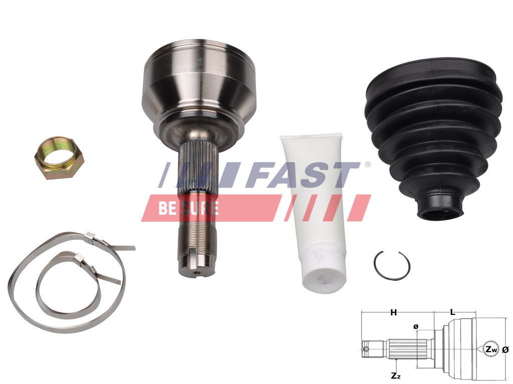 JEU DE TRANSMISSION FIAT DUCATO 06> EXTÉRIEUR 15/17Q LOCK INNER.
