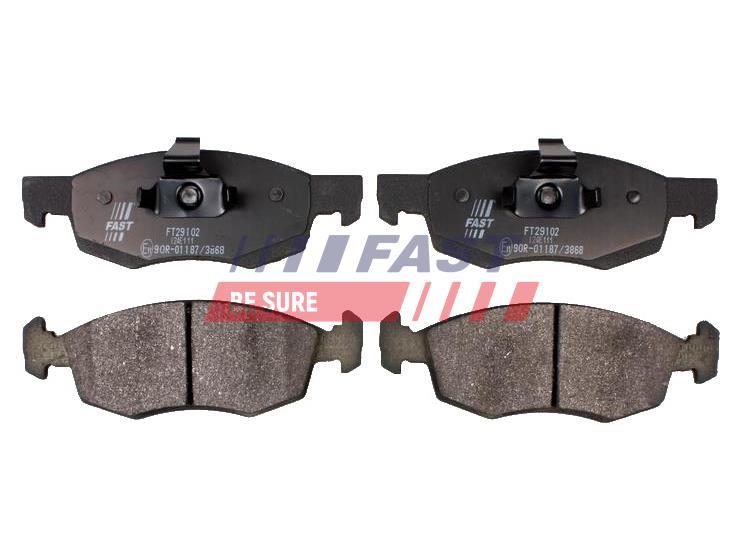 PLAQUETTES DE FREIN FIAT DOBLO 00> AVANT SANS CAPTEUR.