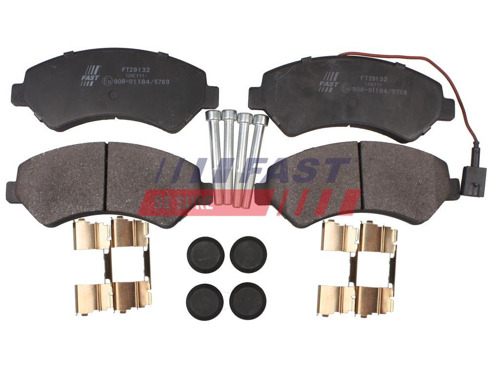 PLAQUETTES DE FREIN FIAT DUCATO 06> AVANT CAPTEUR 20Q SPRING 74MM.
