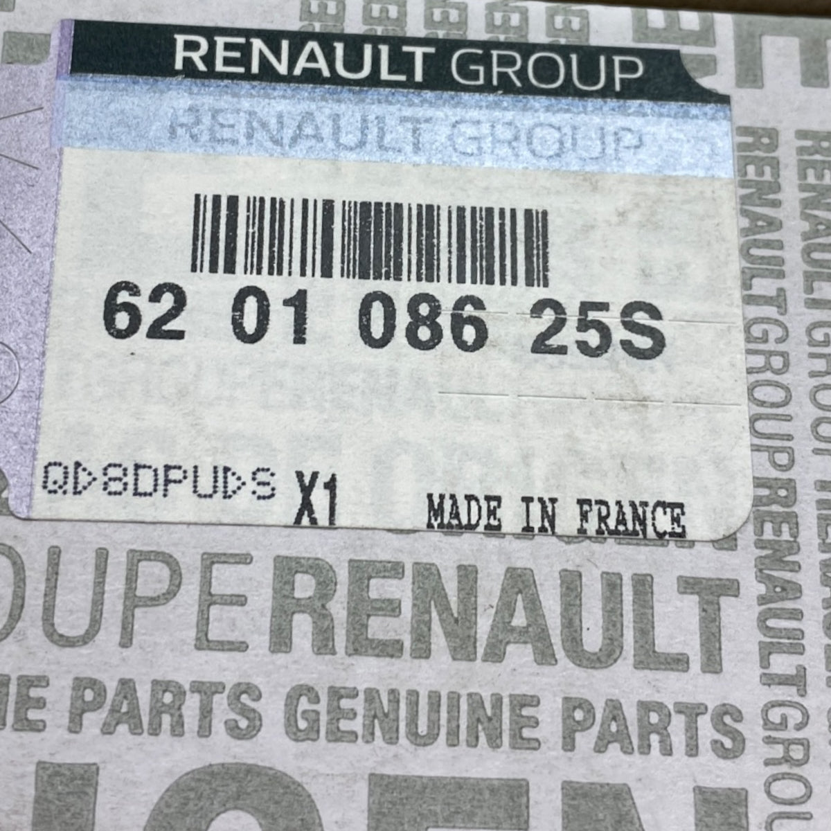 Pièce d'origine Kit de réparation de pare-chocs avant pour Dacia Dokker Lodgy 620108625S
