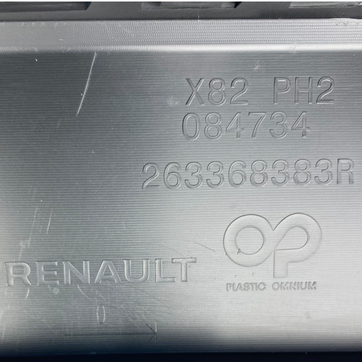 Pièce d'origine Grille de pare-chocs avec baguette décorative avant gauche pour Renault Trafic III Lift IV 263368383R
