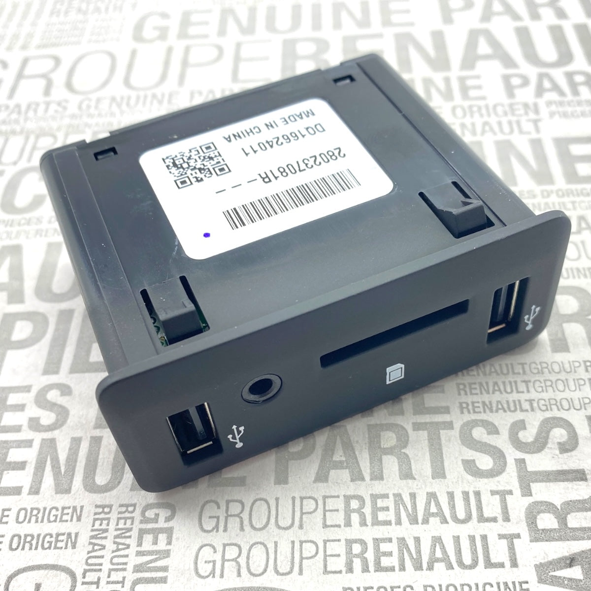 Connecteur / prise 2x USB/SD neuf d'origine Renault 280237081R