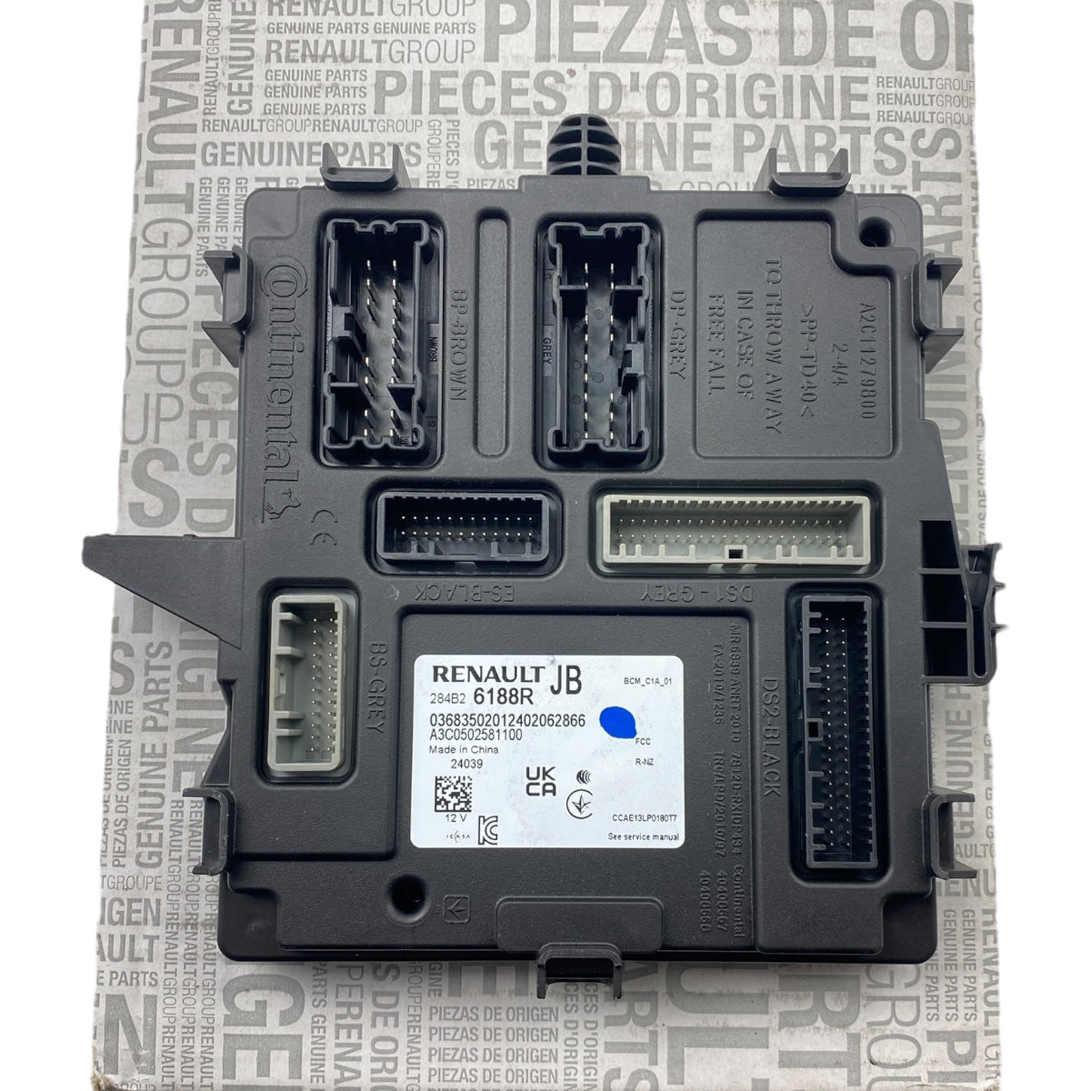 Pièce d'origine calculateur BCM pour Renault Trafic III Phase 4 Kangoo III 284B26188R