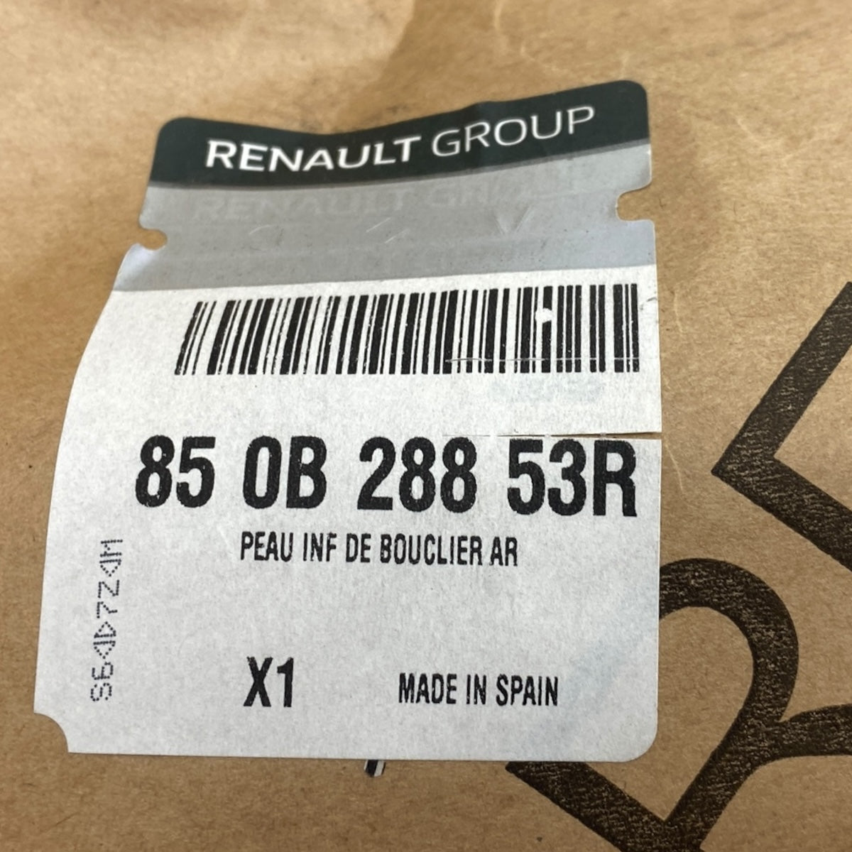 Pièce d'origine spoiler diffuseur de pare-chocs arrière avec PDC pour Renault Megane IV Hatchback 850B28853R