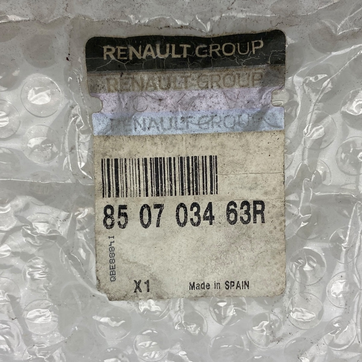 Pièce d'origine diffuseur de pare-chocs arrière avec PDC pour Renault Captur II 850703463R.