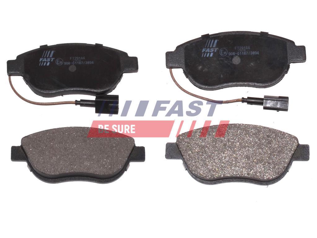 PLAQUETTES DE FREIN FIAT DOBLO 09> AVANT 2-CAPTEURS.