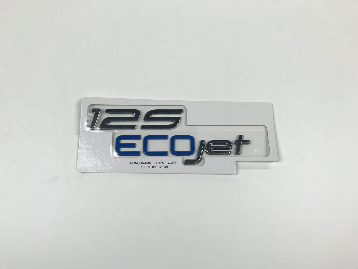 Pièce d'origine emblème logo 125 ECO jet gauche pour Fiat Talento 808931233R