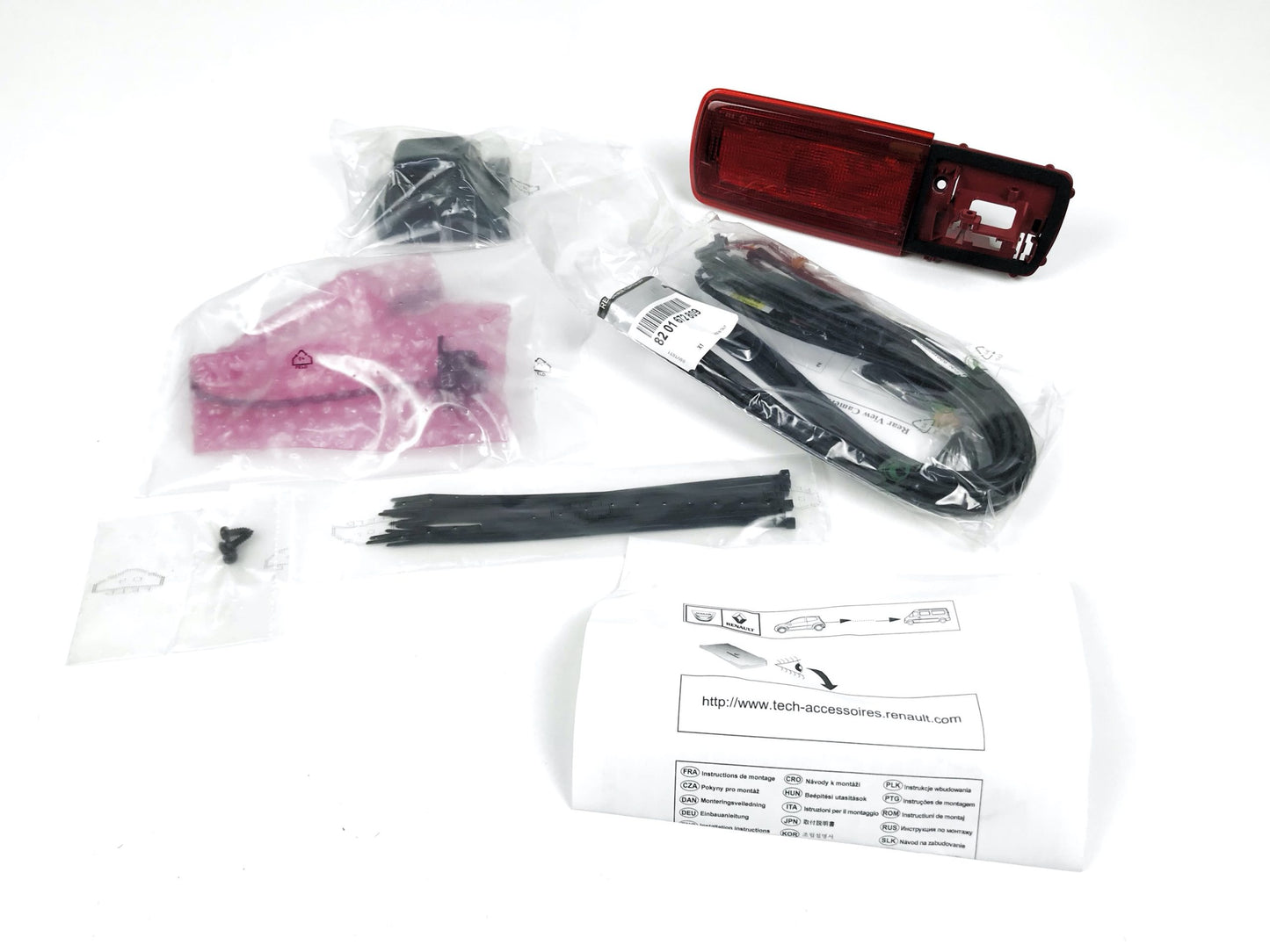 Pièce d'origine Caméra de recul pour Renault Trafic III 8201673458.