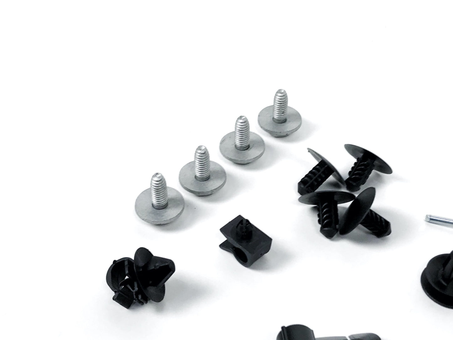 Pièce d'origine Kit de clips de fixation de capot pour Renault Clio II 651003312R