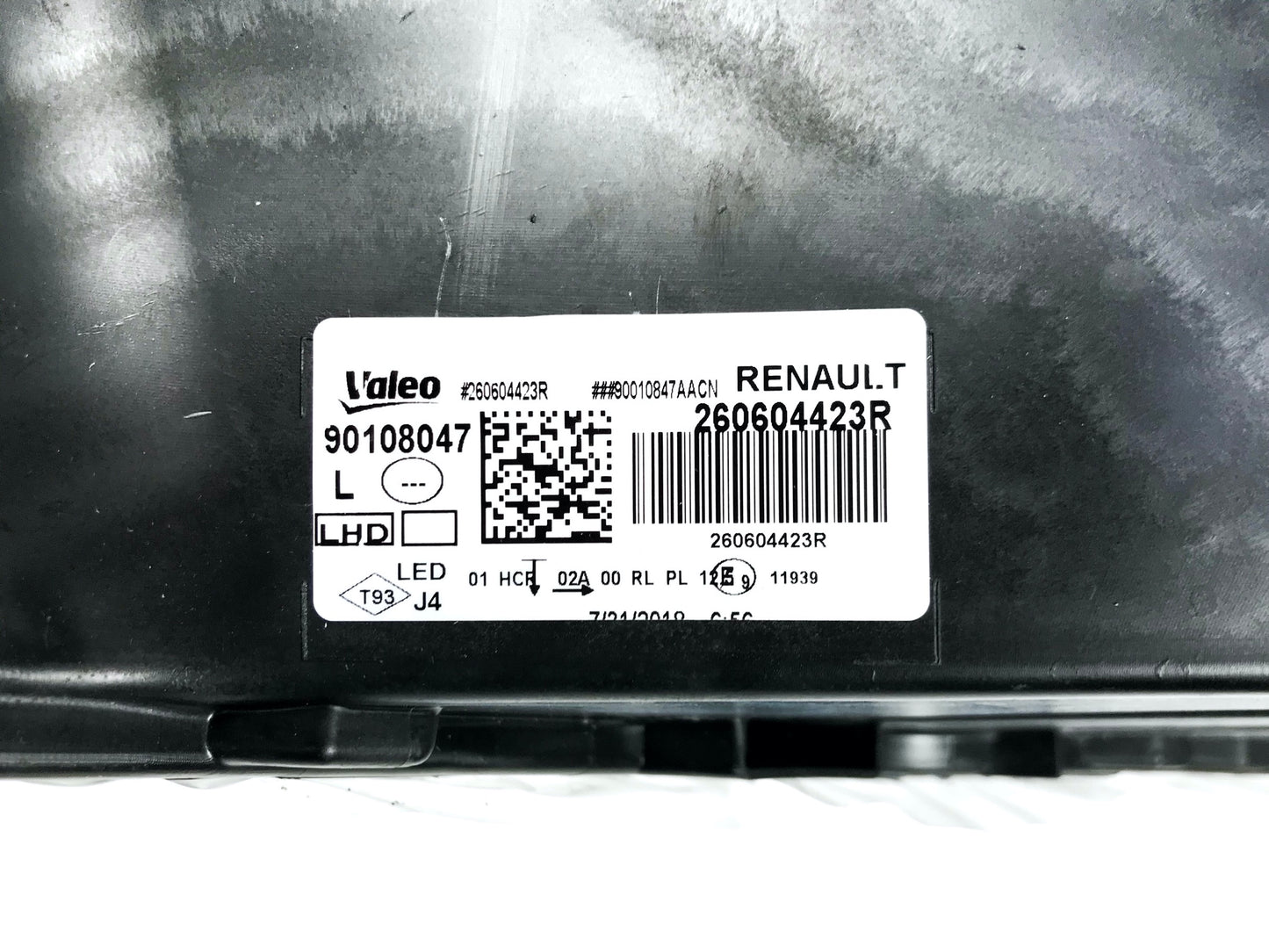Pièce d'origine Phare LED pour Renault Megane IV Pure 260604423R.